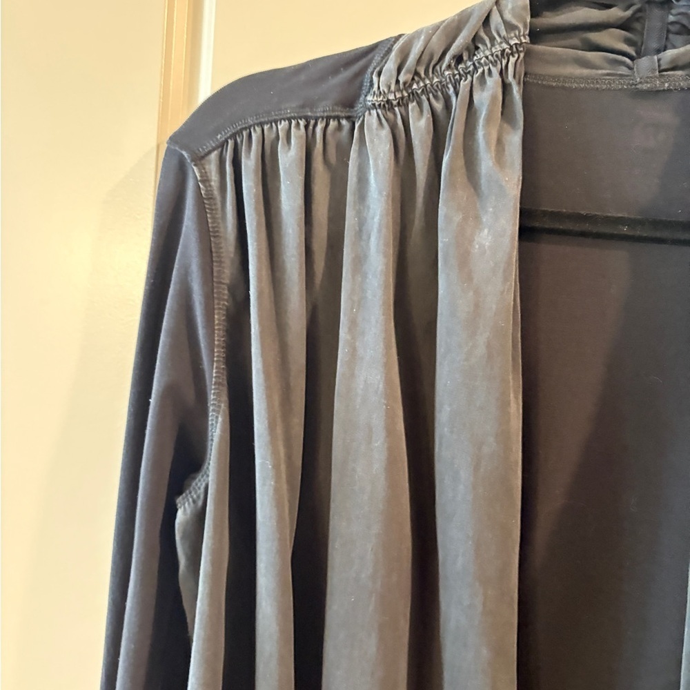 Lululemon Your Best Breath Wrap Vitasea Open Front Cardigan Gray Black - Picture 8 of 14